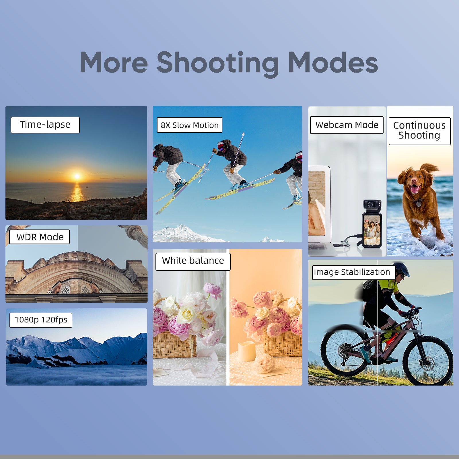 ORDRO M3 Camcorder 5K 30FPS Video Cameras 48MP Photo 3.5” Rotatable Screen Vlog Camera