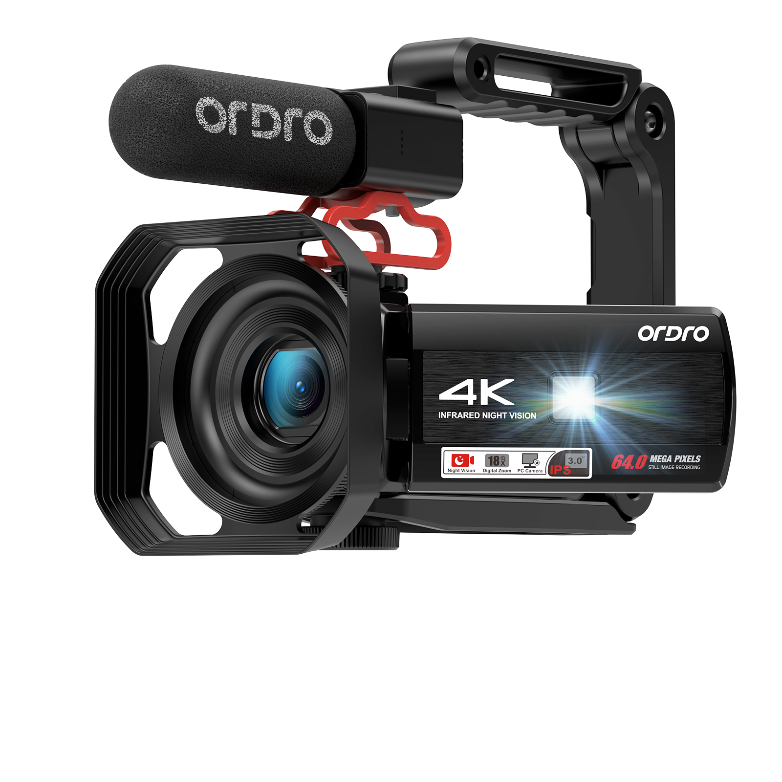 Ordro Z36 4K IR Night Vision Digital Camcorder: Best Budget Vlogging C