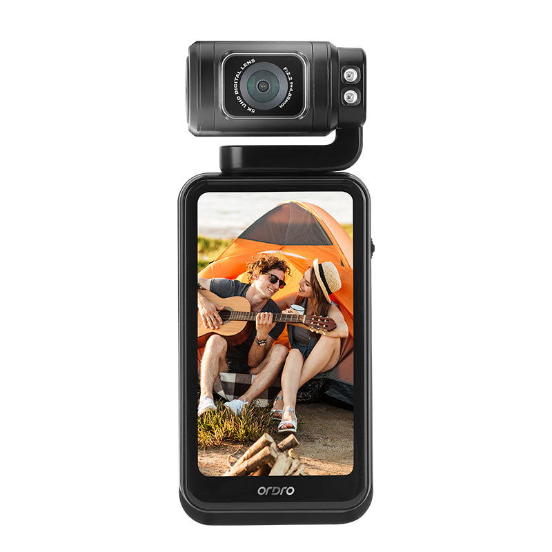 ORDRO M3 5K Palmcorder Big Battery  With IR Night Vision Travel Vlog Video Camera