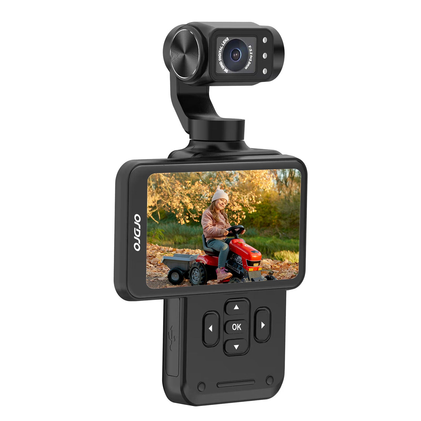 ORDRO M5 Video Camera Vlogging Camcorder 5K 3-Axis Stabilization Handheld Camera for Photography