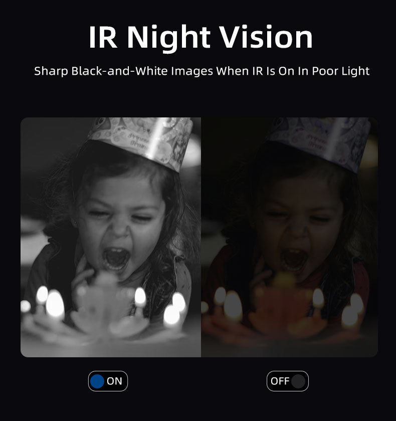 Ordro B320 camcorder with IR Night Vision recording in low light darkness