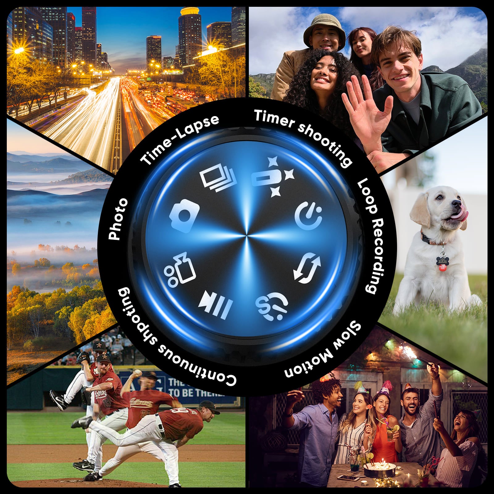 ORDRO Digital Camera 4K 60FPS Vlog Cameras 18X Digital Zoom Compact Camera for Photography Youtube