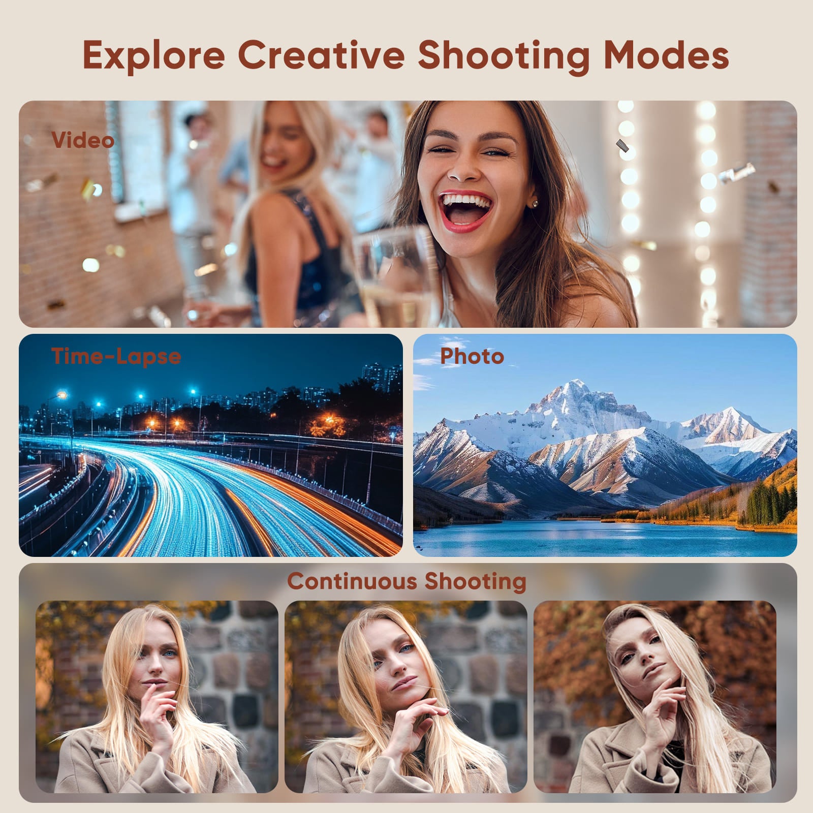 ORDRO 5K 72MP Digital Camera for Photography 16X Optical Zoom Vlogging Camera Autofocus Compact Travel Camera