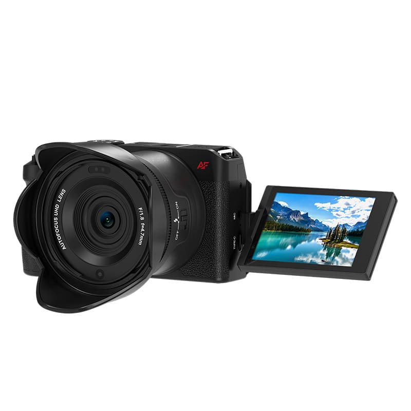 Ordro D130 5K Vlog Camera | 80MP & Macro Focus for Beginners