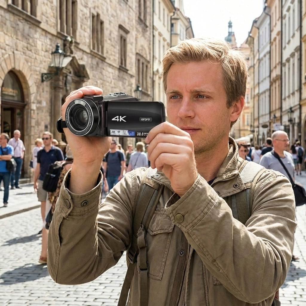 Filming outdoor sports with Ordro Z88 optical zoom camcorder