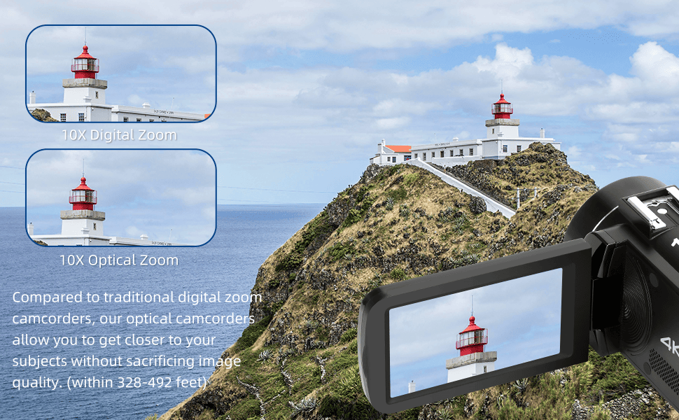 The Ordro Z88 brings 10X Optical Zoom