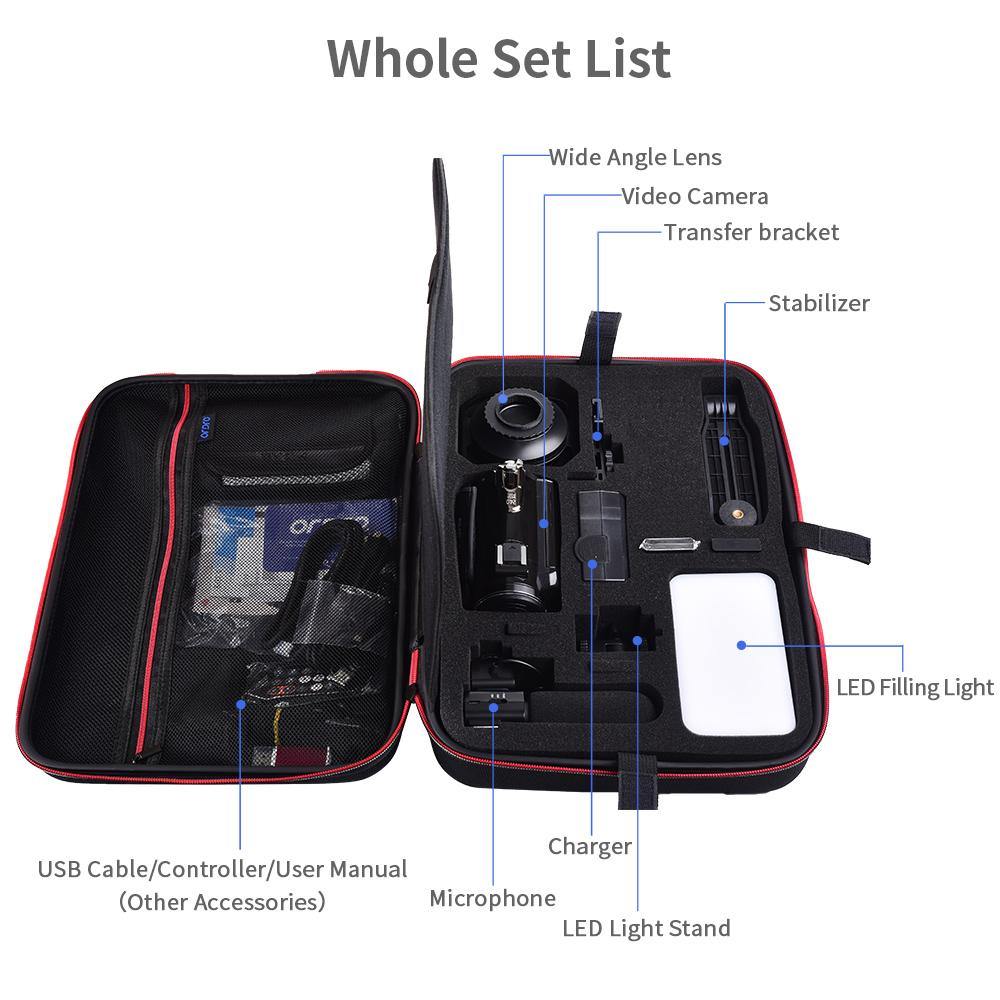 ORDRO 4K WiFi Digital Video Camera AC3 Ultra HD 60FPS Infrared Camcorder With 30X Digital Zoom & IR Remote Controlled - Ordro