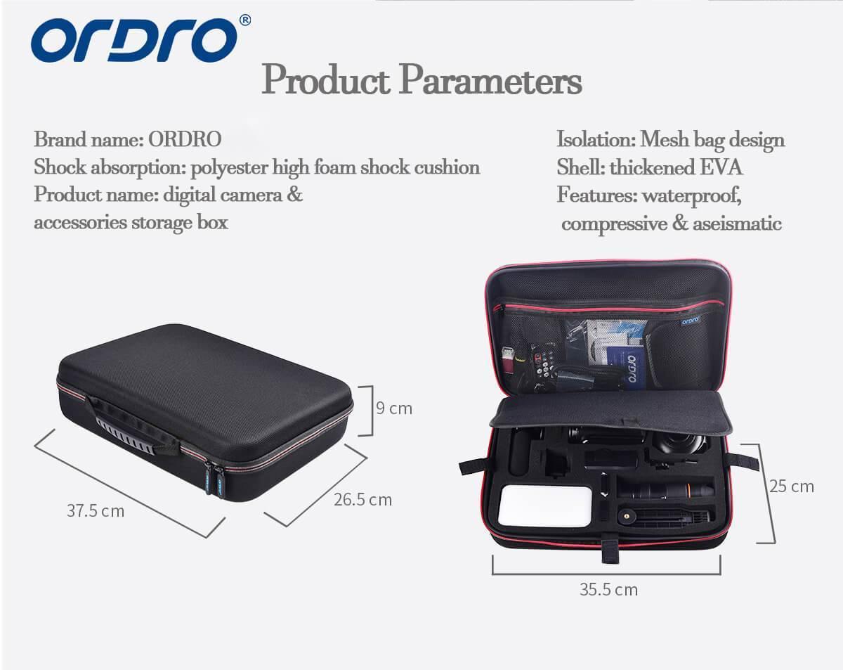 ORDRO Camcorder Carrying Case - Ordro