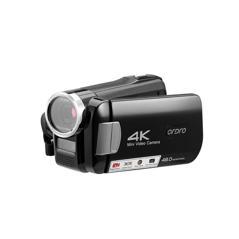 ORDRO HDR-AC2 ミニデジタル 4K ビデオカメラ |ビデオカメラの手を使っ