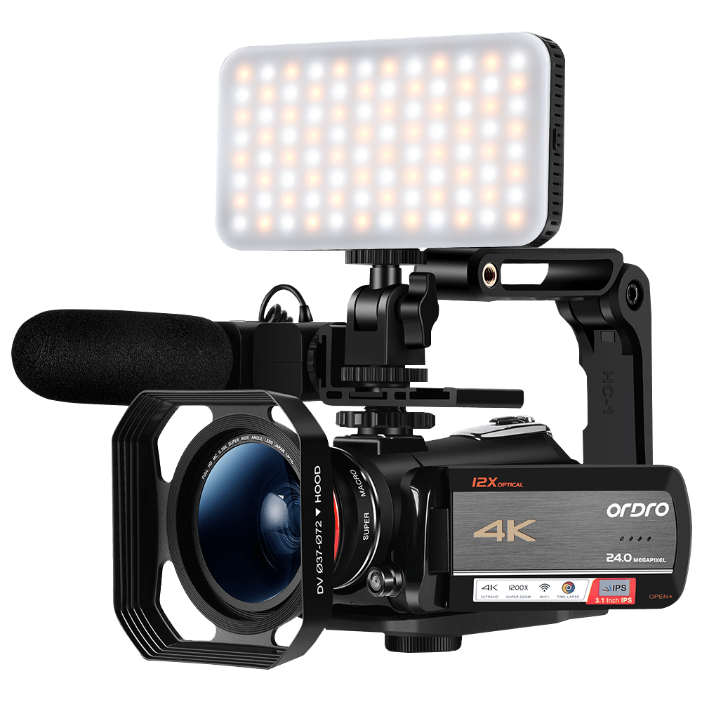 ORDRO HDR-AC5 Vlogging 4K Kit | Use the of video camera, recording life scenery