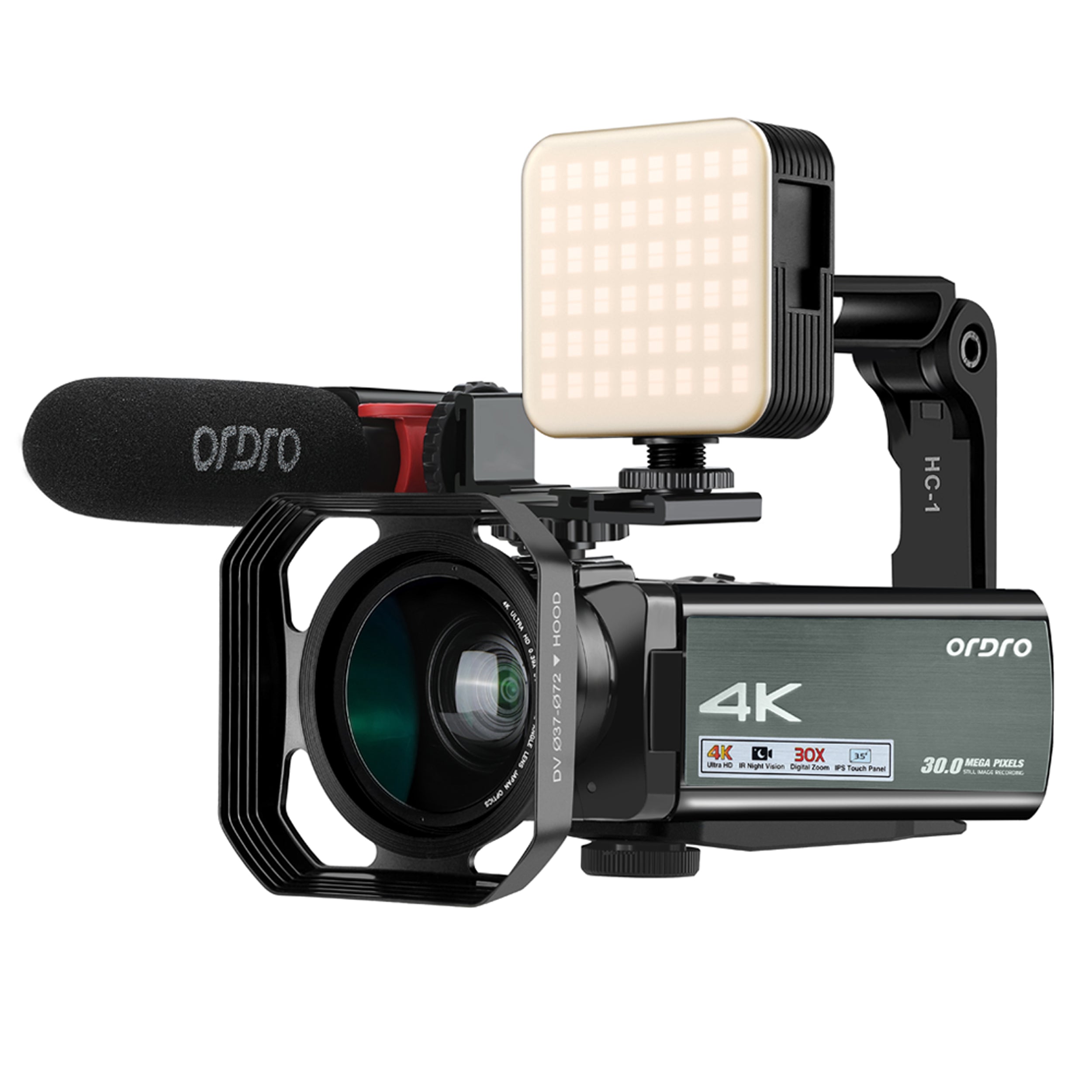 ビデオカメラ 4K ビデオカメラ 30X デジタルズームカメラ AX10 YouTube