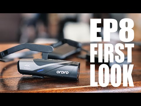 Charger la vidéo: ORDRO 4K 60FPS 2-Axis Gimbal EP8 FPV Head-Mounted Video Camera Wearable Camera