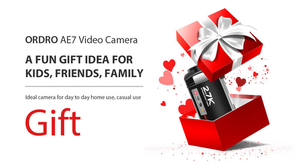 The Best Vlogging Camera for Kids ORDRO HDV- AE7 - Ordro