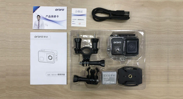 ORDRO Brave 1 sport cameras 4K UHD: Review - Ordro