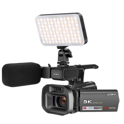 XV80 5K Camcorder with 12X Optical Zoom, Sony CMOS & F/1.8 Aperture