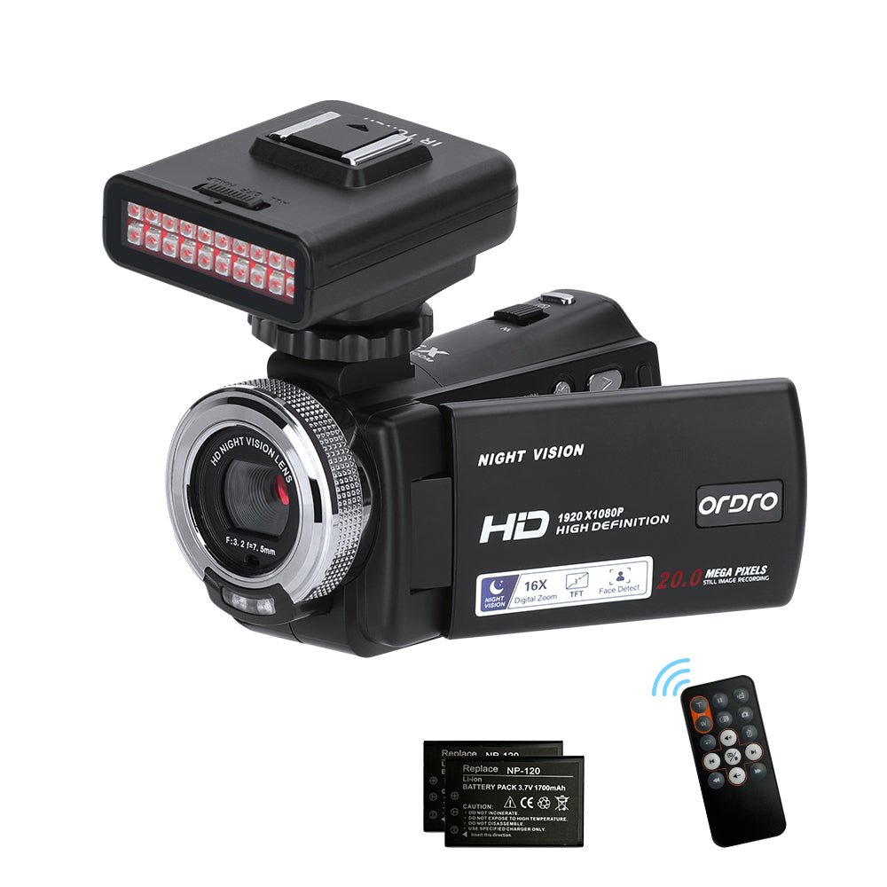 ORDRO HDV-V12 Video Camera Camcorder Gift for Kids