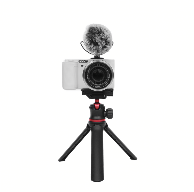 ORDRO 5K Vlog Camerra G730 With  Auto Focus Face Detection Flip Screen for Content Creators