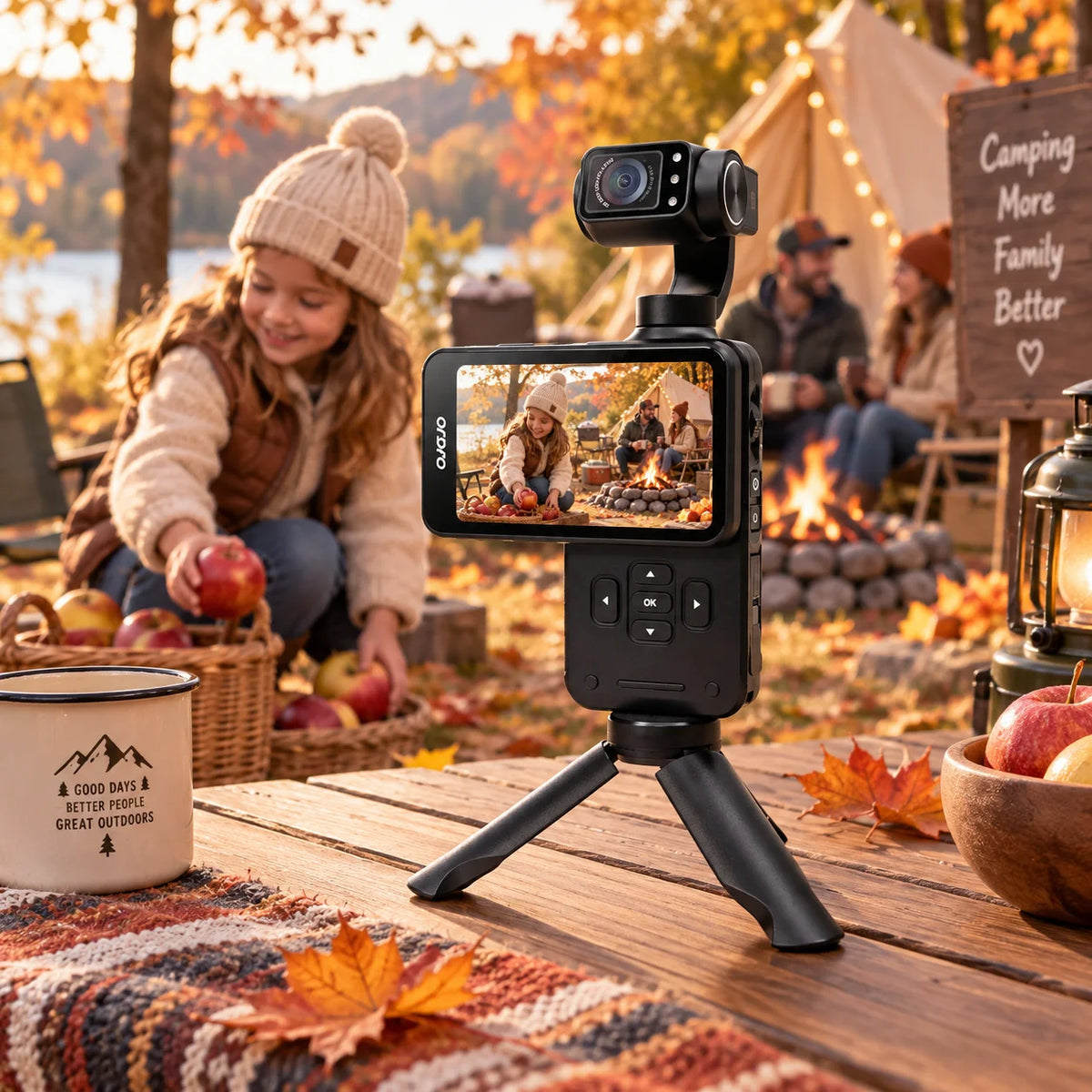 ORDRO M5 gimbal camera for travel and vlogging