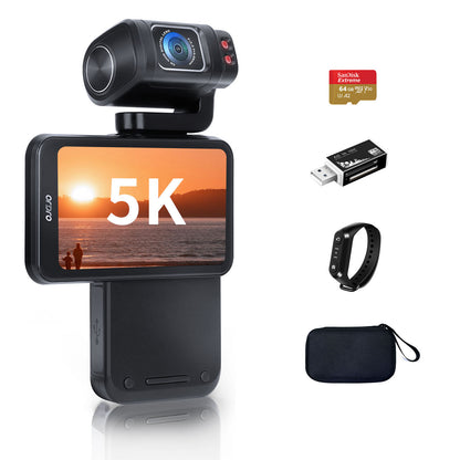 ORDRO M3 5K Video Camera Camcorder WiFi IR Night Vision Handheld Camera 3.5'' Flippable Screen