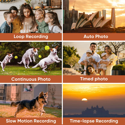 ORDRO M3 5K Video Camera Camcorder WiFi IR Night Vision Handheld Camera 3.5'' Flippable Screen