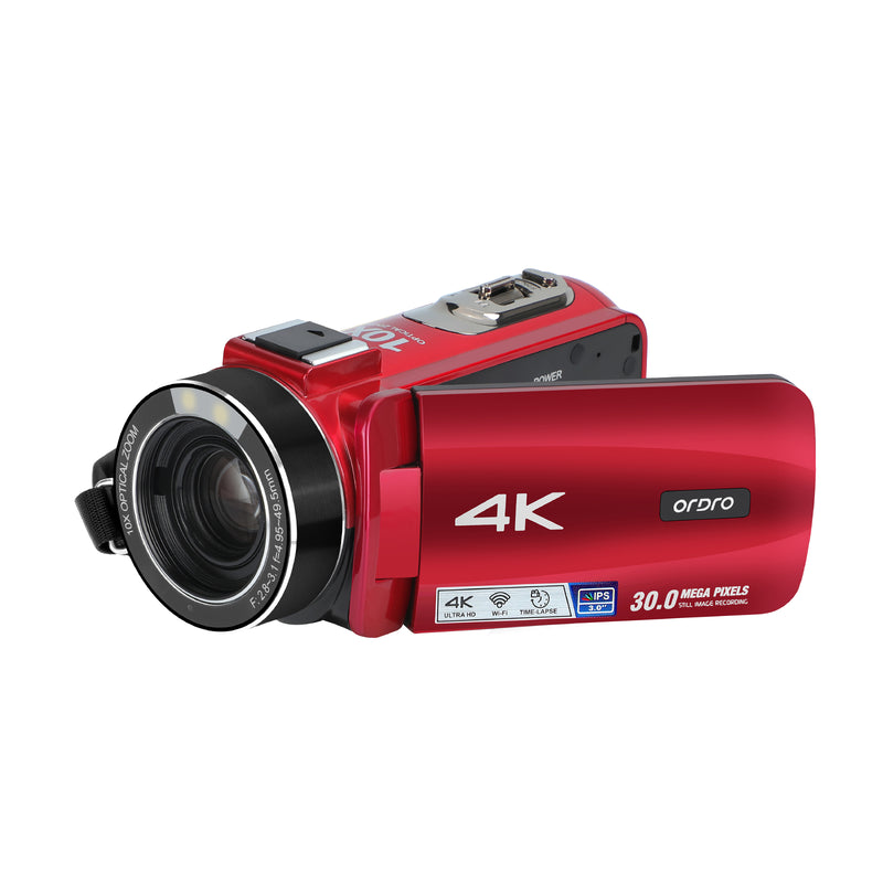 Ordro Z88 Optical Zoom 4K Video Camera Camcorder UHD Vlogging Camera