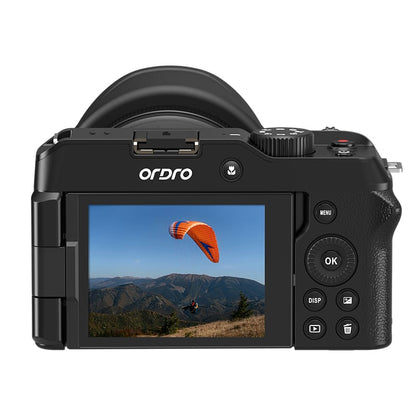 Ordro D130: 5K Digital Vlogging Camera with Macro Focus