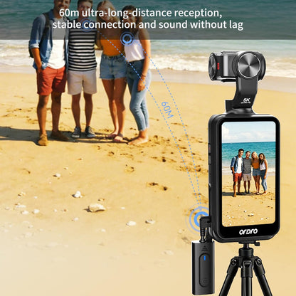 ORDRO M5 Vlogging Camera 5K Pocket Video Camera 3-Axis Stabilization Action Camera 3.5''Screen