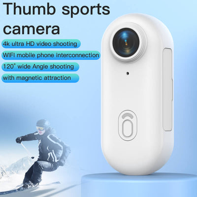 H88 Pro 4K Mini Thumb Action Camera Magnetic Wearable Sports Vlog Cam