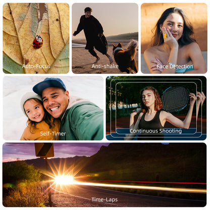 ORDRO 5K Video Camera Camcorder 56MP IR Night Vision Vlogging Camera 18X Digital Zoom + Wide Angle