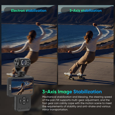 ORDRO M5 Handheld Camera 5K Camcorder 3-Axis Stabilisation IR Night Vision Wifi Vlogging Camera