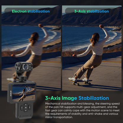 ORDRO M5 Handheld Camera 5K Camcorder 3-Axis Stabilisation IR Night Vision Wifi Vlogging Camera