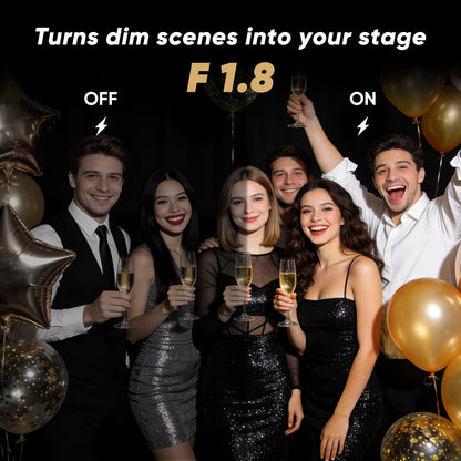 ORDRO Digital Camera 4K 60FPS Vlog Cameras 18X Digital Zoom Compact Camera for Photography Youtube