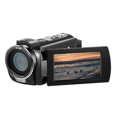 AE20 5K UHD Camcorder with 56MP Photo, EIS Stabilization & IR Night Vision