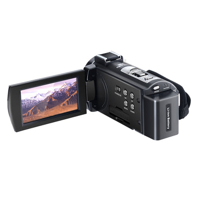 AE20 5K UHD Camcorder with 56MP Photo, EIS Stabilization & IR Night Vision