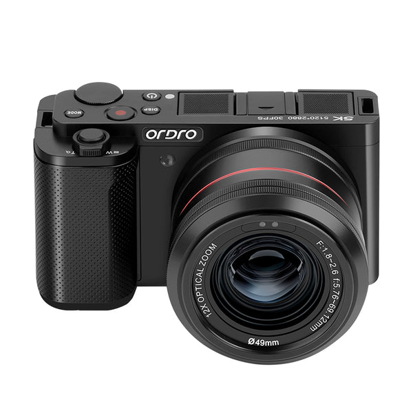 ORDRO 5K Vlog Camerra G730 With  Auto Focus Face Detection Flip Screen for Content Creators