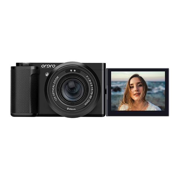 ORDRO 5K Vlog Camerra G730 With  Auto Focus Face Detection Flip Screen for Content Creators