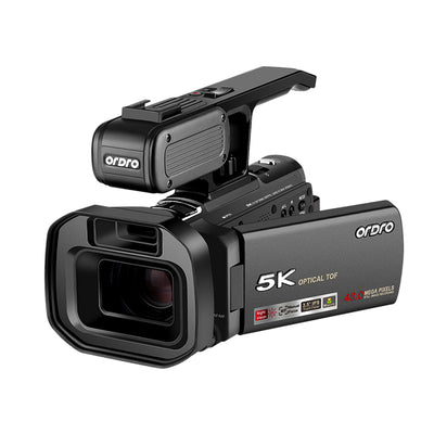 XV80 5K Camcorder with 12X Optical Zoom, Sony CMOS & F/1.8 Aperture
