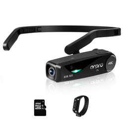 كاميرا فيديو ORDRO EP6 Plus POV Vlog مع بطاقة Micro 64G SD + جهاز تحكم عن بعد ذكي