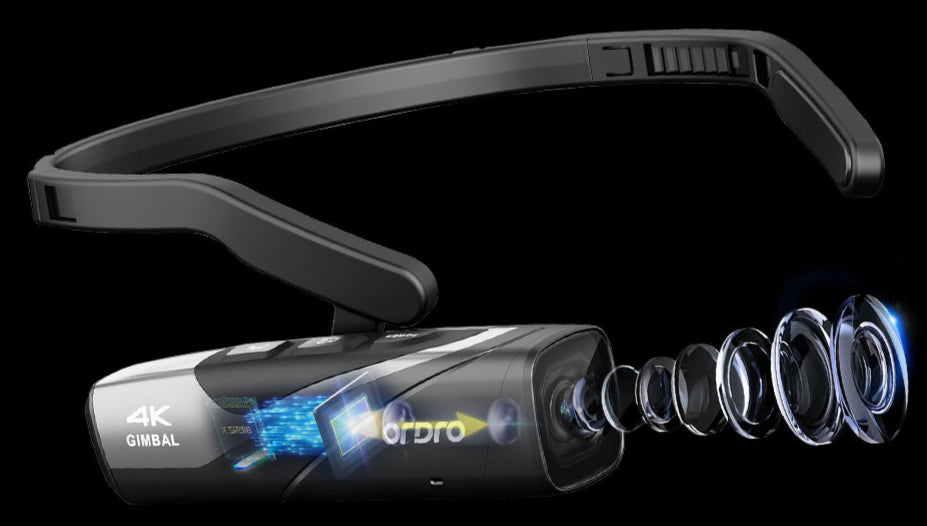 ORDRO EP8 4K Ultra HD 4K 60FPS FPV Head-Mounted Video Camera