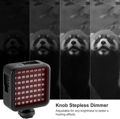 Ordro LN-5 Night Vision Light for Camera Infrared Night Light with 56 IR Lamp Beads (850nm)