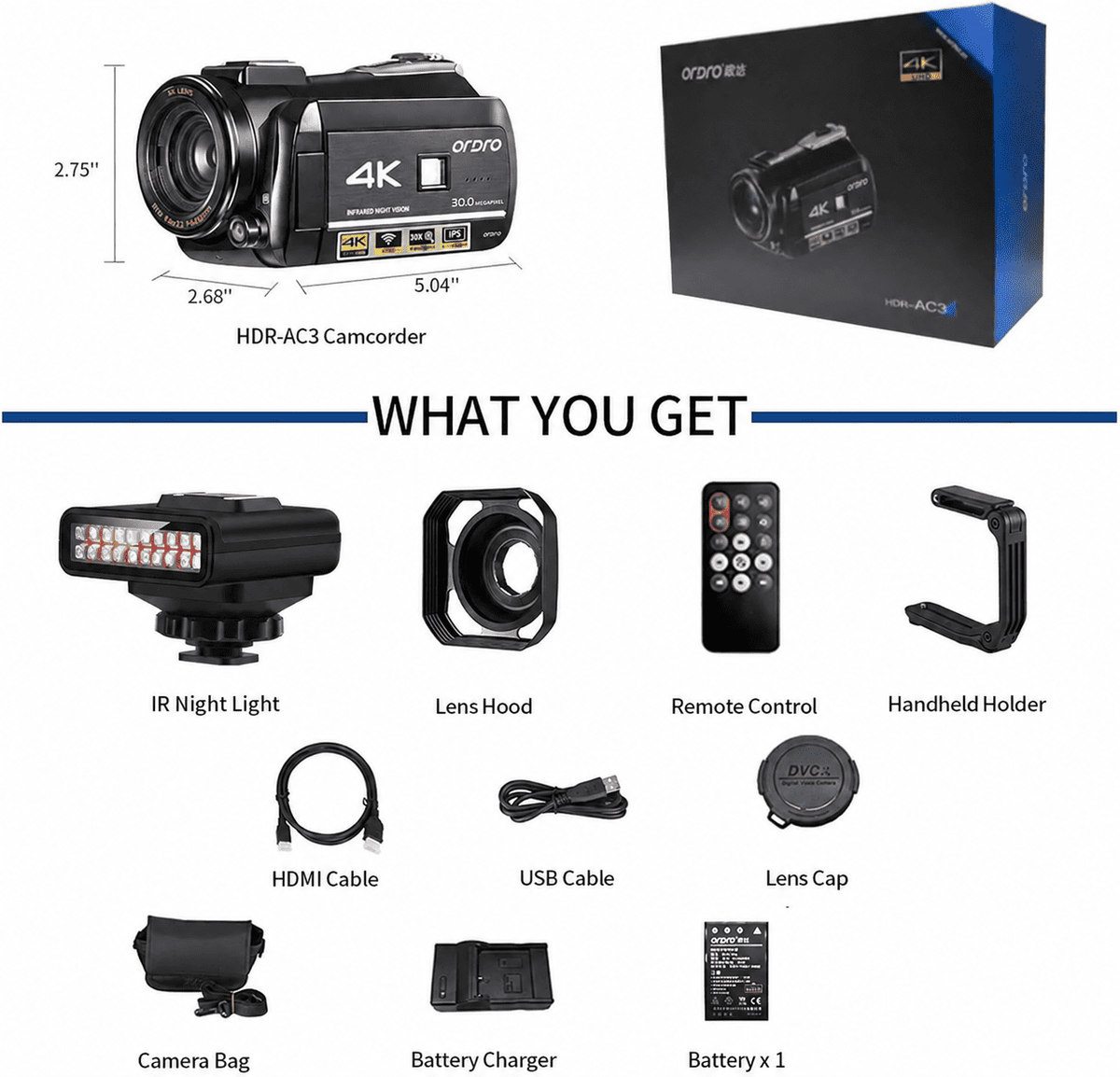 Entry-level infrared night-vision camera