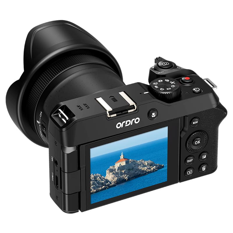 Ordro D130 5K Vlog Camera | 80MP & Macro Focus for Beginners