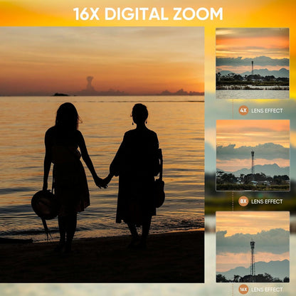 ORDRO Camcorders HDV-V12 1080P Video Camera Infrared Night Vision 3.0 Screen 16X Vlogg Camera