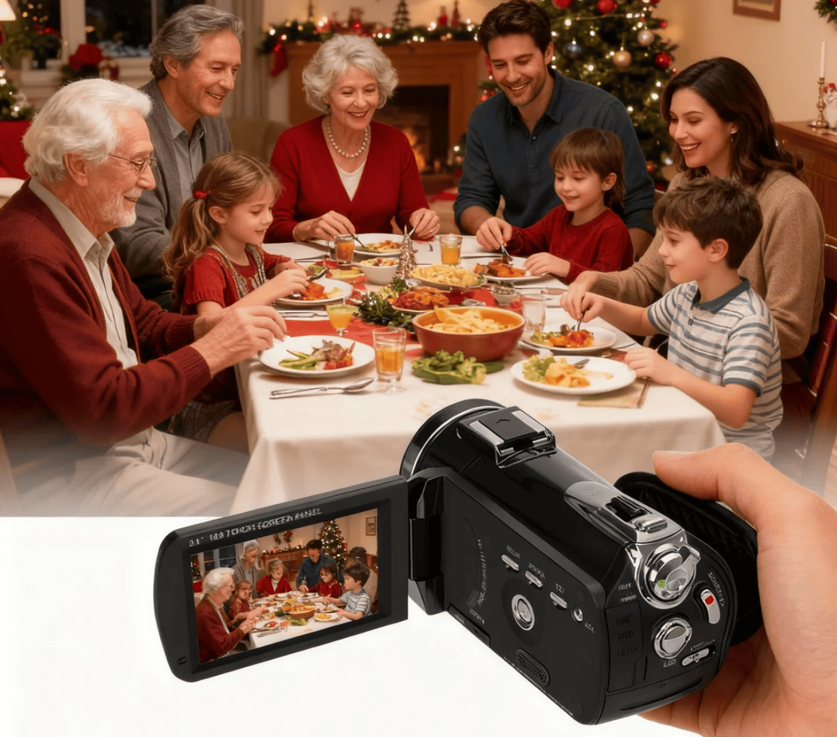 4K camcorder with optical zoom for church streaming