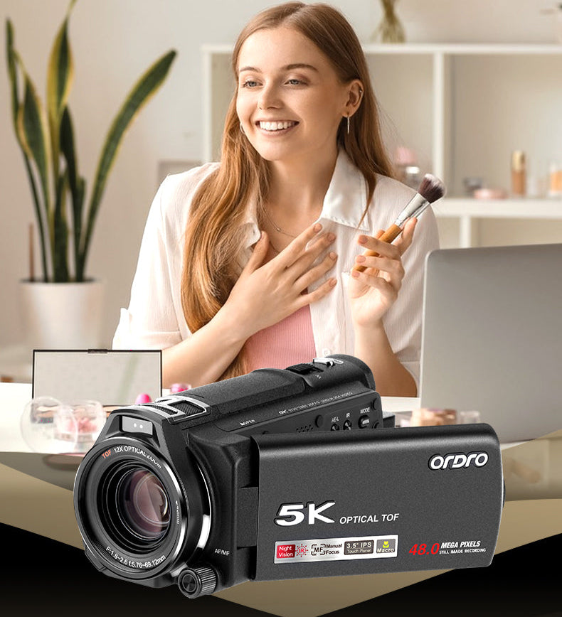 5Kビデオカメラ Amazon | 5Kビデオカメラカムコーダー、56MP WIFI 3インチ90
