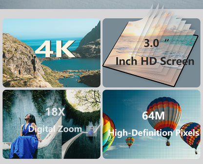 Ordro Z36 4K Digital Camcorder for Entry-Level Photographers