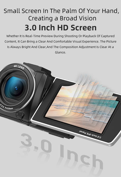 Ordro Z36 4K Digital Camcorder for Entry-Level Photographers