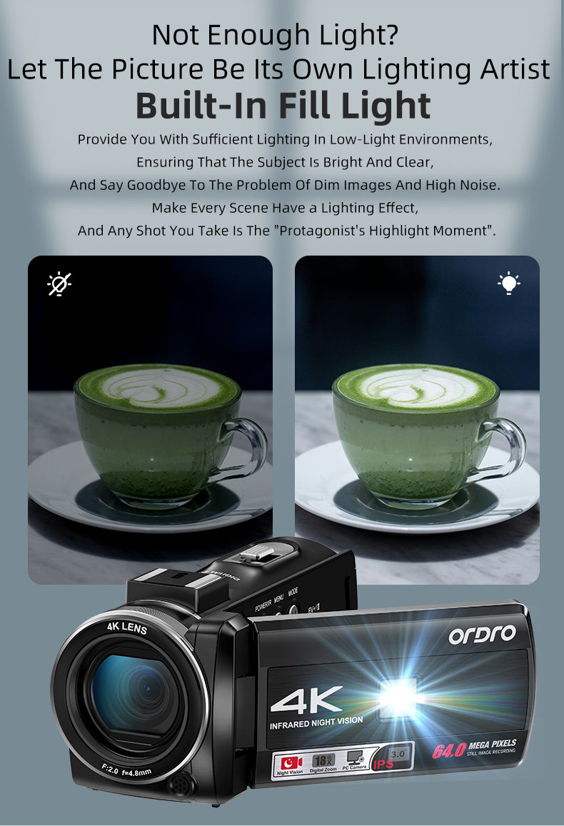 Image quality comparison showing superior color of Ordro Z36 with Sony Sensor