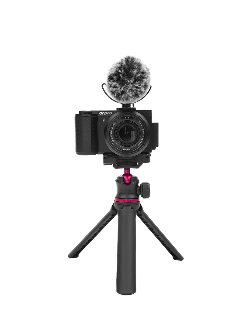 ORDRO 5K Vlog Camerra G730 With  Auto Focus Face Detection Flip Screen for Content Creators