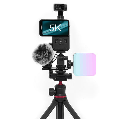 Ordro M5 5K Pocket Gimbal Camera with IR Night Vision - 3-Axis Stabilized Handheld Vlog Camcorder for YouTube